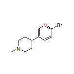 2-Bromo-5-(1-methylpiperidin-4-yl)pyridine