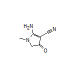 2-Amino-1-methyl-4-oxo-4,5-dihydro-1H-pyrrole-3-carbonitrile