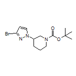 1-Boc-3-(3-bromo-1-pyrazolyl)piperidine