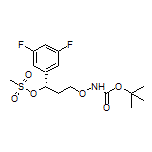 (S)-3-[(Boc-amino)oxy]-1-(3,5-difluorophenyl)propyl Methanesulfonate