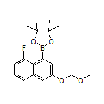 8-Fluoro-3-(methoxymethoxy)naphthalene-1-boronic Acid Pinacol Ester