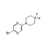 2-Bromo-5-(4,4-difluoro-1-piperidyl)pyrazine