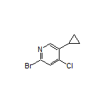 2-Bromo-4-chloro-5-cyclopropylpyridine