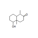 5-Hydroxy-1,4a-dimethyloctahydronaphthalen-2(1H)-one