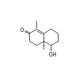 5-Hydroxy-1,4a-dimethyl-4,4a,5,6,7,8-hexahydronaphthalen-2(3H)-one