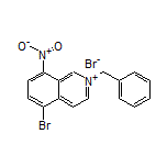 2-Benzyl-5-bromo-8-nitro-2-isoquinolinium Bromide