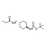 N-[[trans-4-(Boc-amino)cyclohexyl]methyl]propionamide