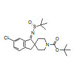 1’-Boc-1-[(tert-butylsulfinyl)imino]-6-chloro-1,3-dihydrospiro[indene-2,4’-piperidine]