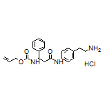 Allyl [3-[[4-(2-Aminoethyl)phenyl]amino]-3-oxo-1-phenylpropyl]carbamate Hydrochloride