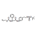 Allyl [3-[[4-[2-(Boc-amino)ethyl]phenyl]amino]-3-oxo-1-phenylpropyl]carbamate