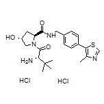 (2S,4R)-1-[(S)-2-Amino-3,3-dimethylbutanoyl]-4-hydroxy-N-[4-(4-methylthiazol-5-yl)benzyl]pyrrolidine-2-carboxamide Dihydrochloride