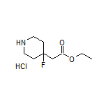 Ethyl 2-(4-Fluoro-4-piperidyl)acetate Hydrochloride