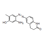 6-[(2-Amino-4-hydroxy-5-methylphenyl)diazenyl]-3,4-dihydroquinolin-2(1H)-one