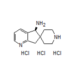 (S)-5-Amino-5,7-dihydrospiro[cyclopenta[b]pyridine-6,4’-piperidine] Trihydrochloride