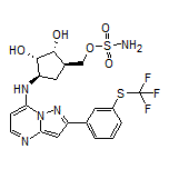 [(1R,2R,3S,4R)-2,3-Dihydroxy-4-[[2-[3-[(trifluoromethyl)thio]phenyl]pyrazolo[1,5-a]pyrimidin-7-yl]amino]cyclopentyl]methyl Sulfamate