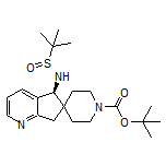 (S)-1’-Boc-5-[[(R)-(tert-Butyl)sulfinyl]amino]-5,7-dihydrospiro[cyclopenta[b]pyridine-6,4’-piperidine]