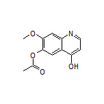 4-Hydroxy-7-methoxy-6-quinolyl Acetate