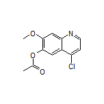 4-Chloro-7-methoxy-6-quinolyl Acetate