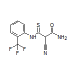 2-Cyano-3-thioxo-3-[[2-(trifluoromethyl)phenyl]amino]propanamide