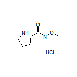 N-Methoxy-N-methylpyrrolidine-2-carboxamide Hydrochloride