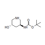 (3S,5S)-5-(Boc-amino)piperidin-3-ol