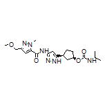 (1R,3S)-3-[3-[3-(Methoxymethyl)-1-methyl-1H-pyrazole-5-carboxamido]-5-pyrazolyl]cyclopentyl Isopropylcarbamate