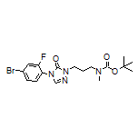 4-(4-Bromo-2-fluorophenyl)-1-[3-[Boc(methyl)amino]propyl]-1,2,4-triazol-5(4H)-one