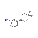 2-Bromo-4-(4,4-difluoro-1-piperidyl)pyridine