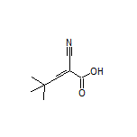 2-Cyano-4,4-dimethyl-2-pentenoic Acid