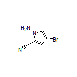 1-Amino-4-bromopyrrole-2-carbonitrile