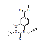 Methyl 4-[Boc(2-propynyl)amino]-3-methoxybenzoate