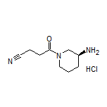 (S)-4-(3-Amino-1-piperidyl)-4-oxobutanenitrile Hydrochloride