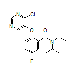 2-[(4-Chloro-5-pyrimidinyl)oxy]-5-fluoro-N,N-diisopropylbenzamide