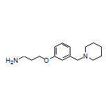 3-[3-(1-Piperidylmethyl)phenoxy]-1-propanamine