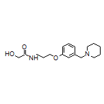 2-Hydroxy-N-[3-[3-(1-piperidylmethyl)phenoxy]propyl]acetamide