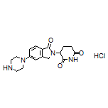 3-[1-Oxo-5-(1-piperazinyl)-2-isoindolinyl]piperidine-2,6-dione Hydrochloride