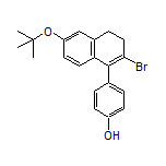 4-[2-Bromo-6-(tert-butoxy)-3,4-dihydro-1-naphthyl]phenol