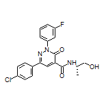 (S)-6-(4-Chlorophenyl)-2-(3-fluorophenyl)-N-(1-hydroxy-2-propyl)-3-oxo-2,3-dihydropyridazine-4-carboxamide