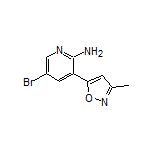 2-Amino-5-bromo-3-(3-methyl-5-isoxazolyl)pyridine