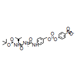 4-[(S)-2-[(S)-2-(Boc-amino)-3-methylbutanamido]propanamido]benzyl (4-Nitrophenyl) Carbonate