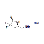 5-(Aminomethyl)-3,3-difluoropyrrolidin-2-one Hydrochloride