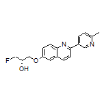 (S)-1-Fluoro-3-[[2-(6-methyl-3-pyridyl)-6-quinolyl]oxy]-2-propanol