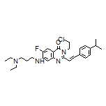 3-(2-Chloroethyl)-7-[[3-(diethylamino)propyl]amino]-6-fluoro-2-(4-isopropylstyryl)quinazolin-4(3H)-one