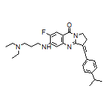 6-[[3-(Diethylamino)propyl]amino]-7-fluoro-3-(4-isopropylbenzylidene)-2,3-dihydropyrrolo[2,1-b]quinazolin-9(1H)-one