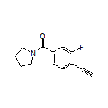 (4-Ethynyl-3-fluorophenyl)(1-pyrrolidinyl)methanone