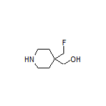 4-(Fluoromethyl)-4-piperidylmethanol