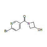 (6-Bromo-3-pyridyl)(3-hydroxy-1-azetidinyl)methanone