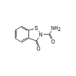 3-Oxobenzo[d]isothiazole-2(3H)-carboxamide