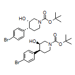 cis-4-(4-Bromophenyl)-1-Boc-3-piperidinol