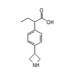 2-[4-(3-Azetidinyl)phenyl]butanoic Acid